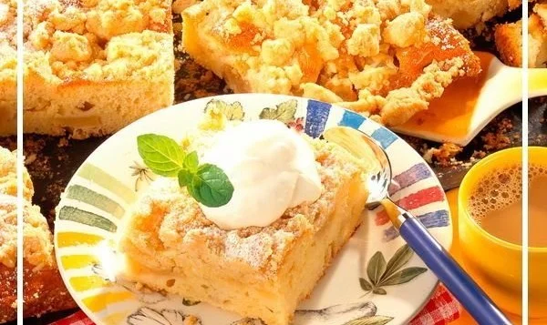 Apfel-Streuselkuchen nach Omas Rezept, lecker und frisch gebacken.