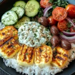 griechische halloumi bowl mit tzatziki frischem 2026 07 22 004542 1