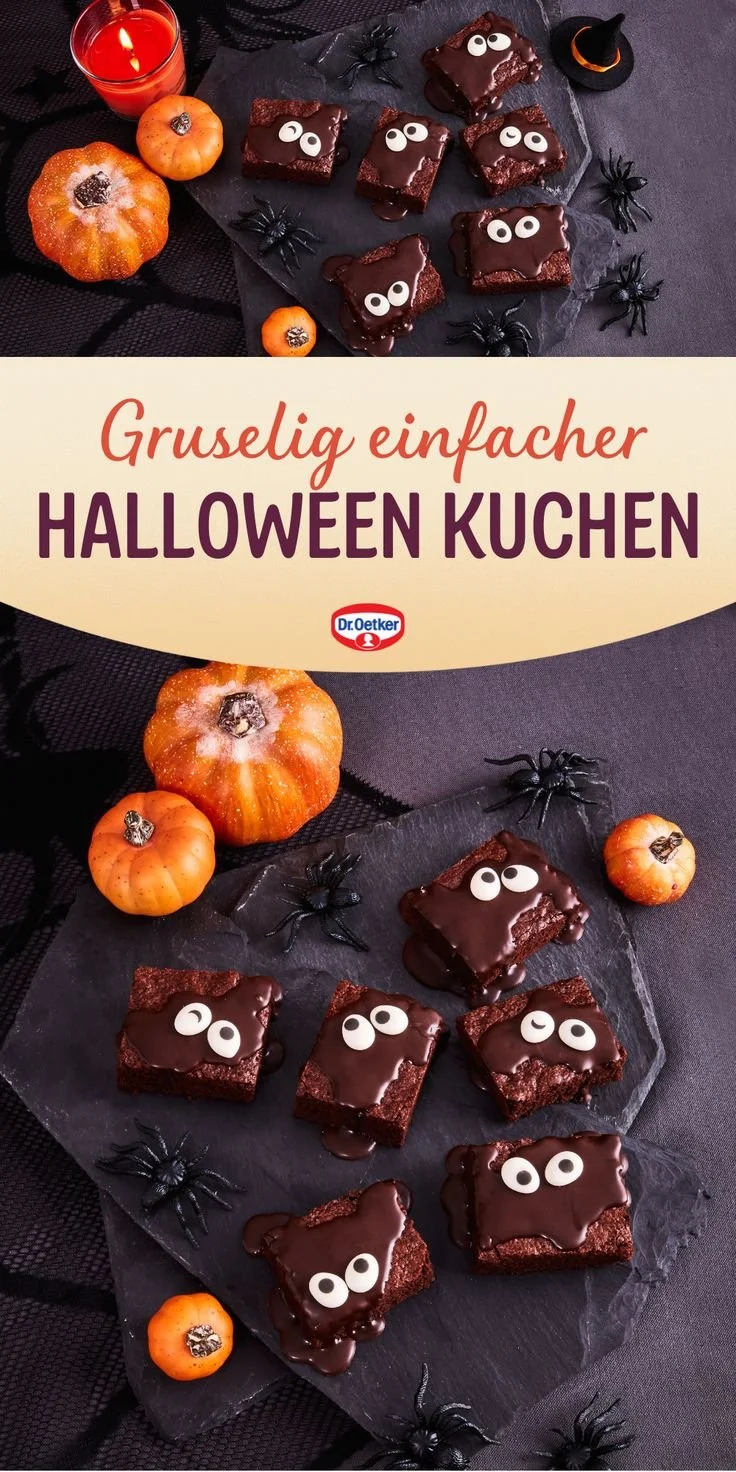 Gruseliger Halloween Kuchen für eine schockierend gute Feier