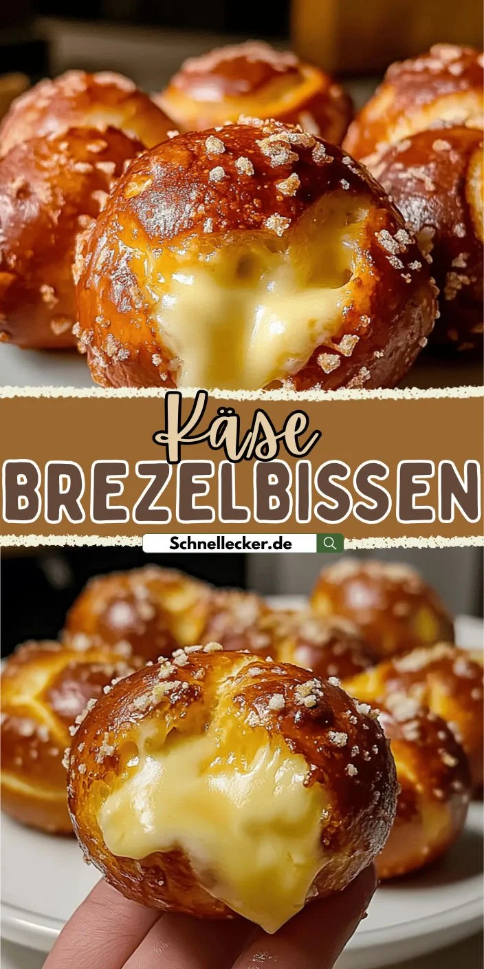 Käsebrezel-Bissen – herzhaftes Fingerfood aus frischem Breztekteig und Käse