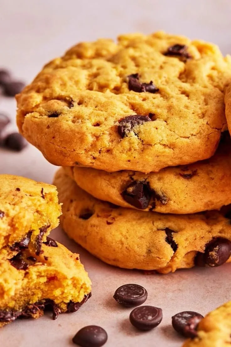 Kürbis-Cookies ohne Ausstechen, frisch gebacken und lecker