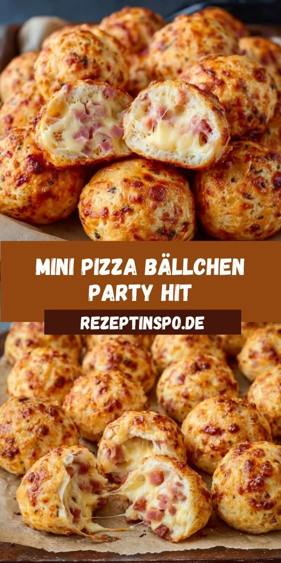 Leckere Mini Pizza Bällchen für jede Party
