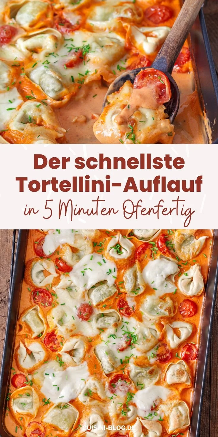 Tortellini Auflauf - schnell und einfach zubereitet